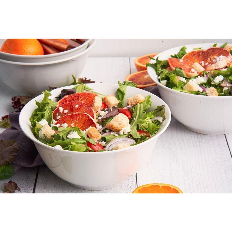 kook kook 41 Oz. Ceramic Salad Bowl (Set Of 4)