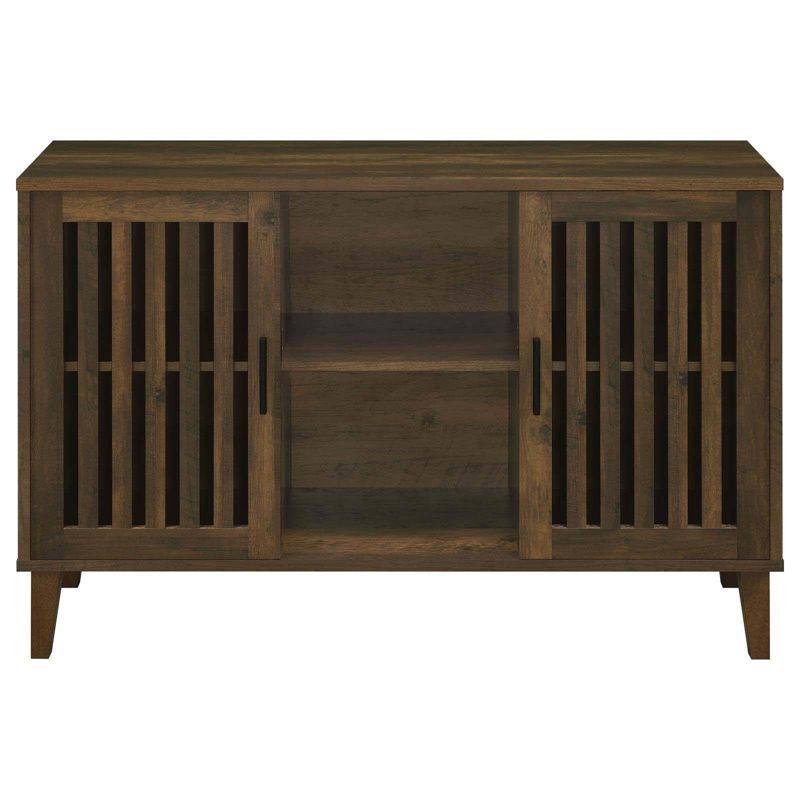 Coaster Torin Farmhouse 2 Door Wood Accent Cabinet Dark Pine