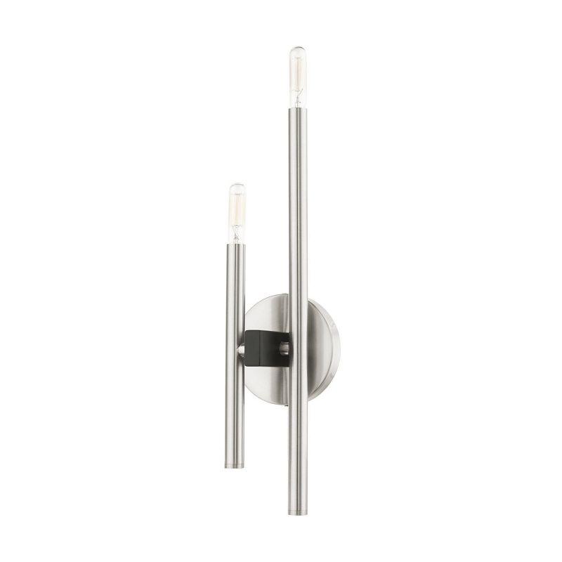 Livex Lighting Denmark 2 - Light Wall Light in  Brushed Nickel