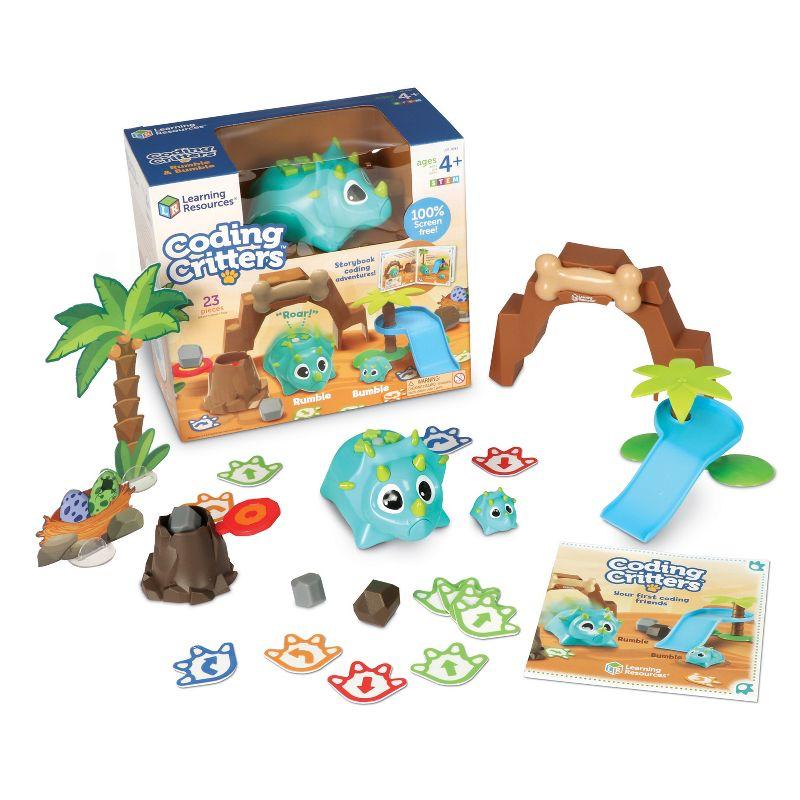 Coding Critters Rumble & Bumble 23-Piece Screen-Free STEM Set