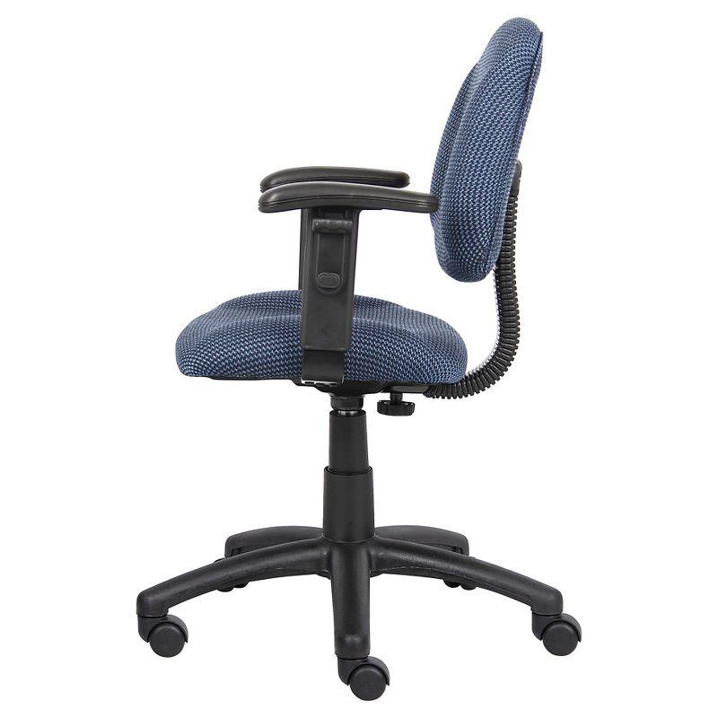 Deluxe Posture Chair with Adjustable Arms - Boss Office Products