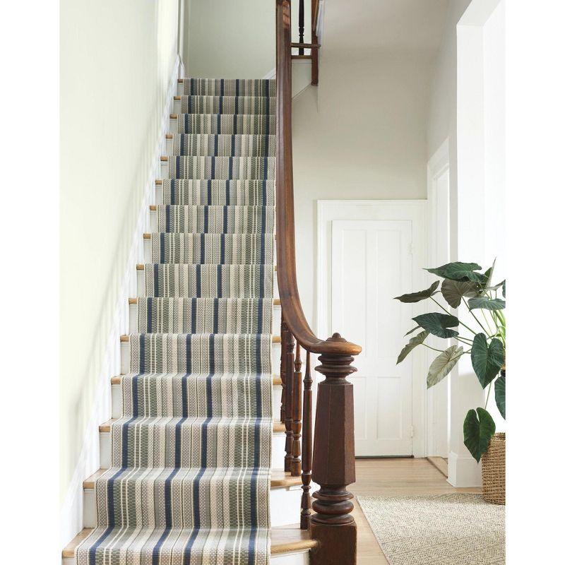 Bay Stripe Handwoven Cotton Rug