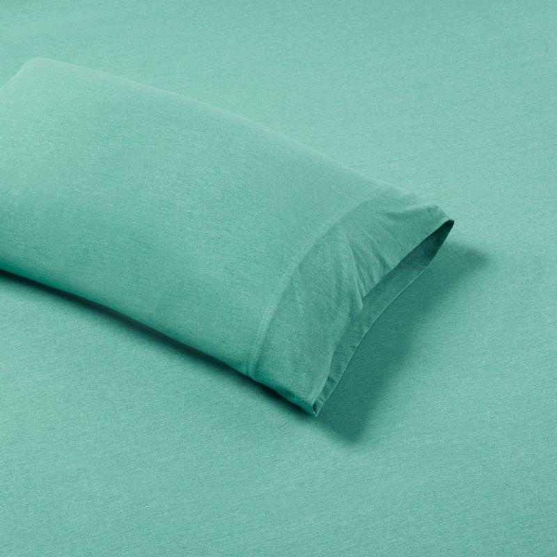 Cotton Blend Jersey Knit All Season Sheet Set