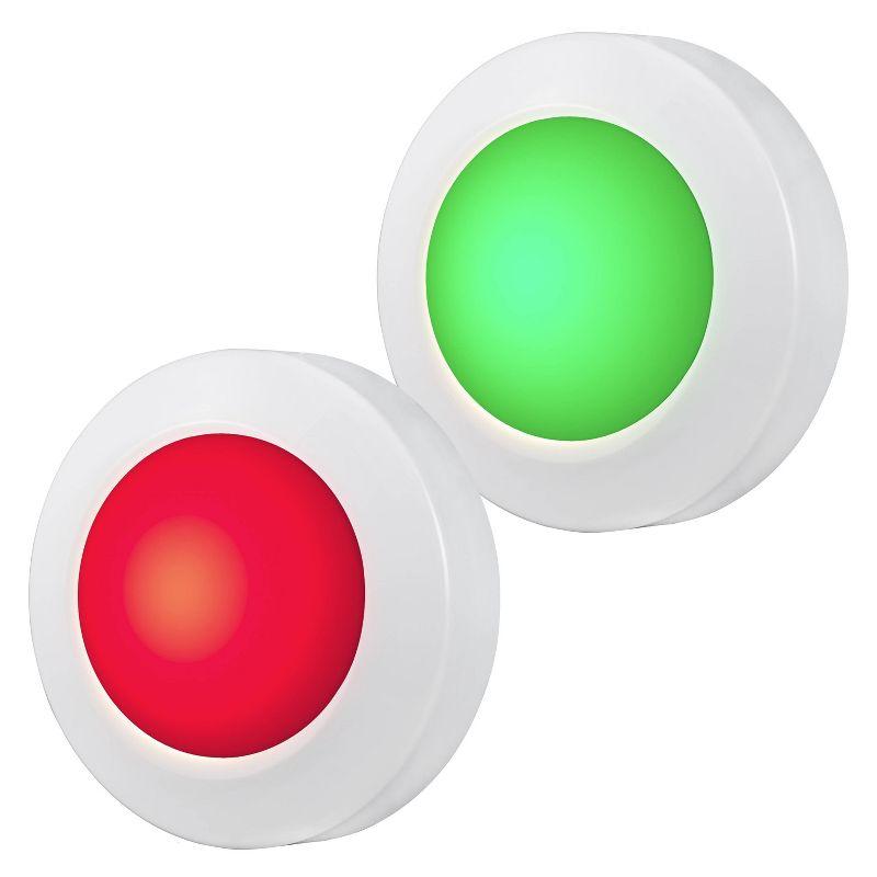 Energizer Battery Operated Color-Changing LED Tap Lights 2-Pack