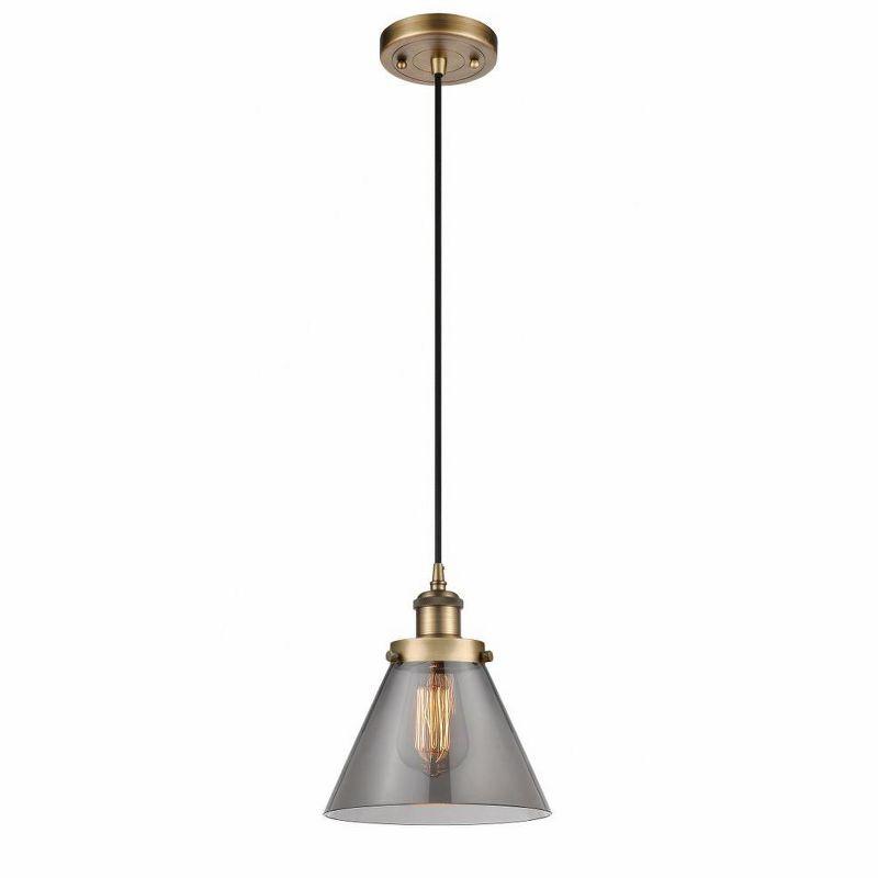 Innovations Lighting Cone 1 - Light Pendant in  Brushed Brass