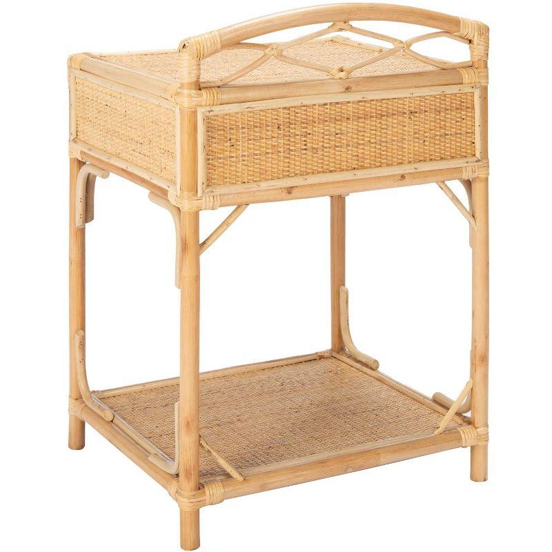 Bea 1 Drawer 1 Shelf Nightstand - NST4000 - Natural - Safavieh