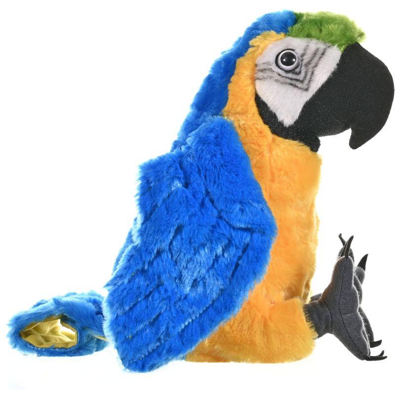 Wild Republic Cuddlekins Blue & Yellow Macaw Stuffed Animal, 12 Inches