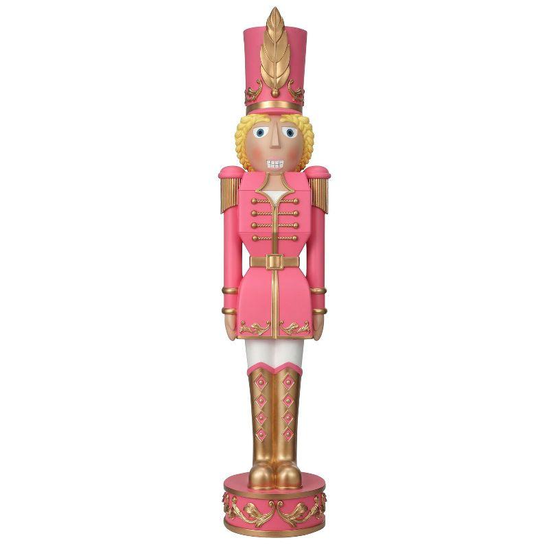 Haute Décor 37" Christmas Decorative Nutcracker Pink/Gold