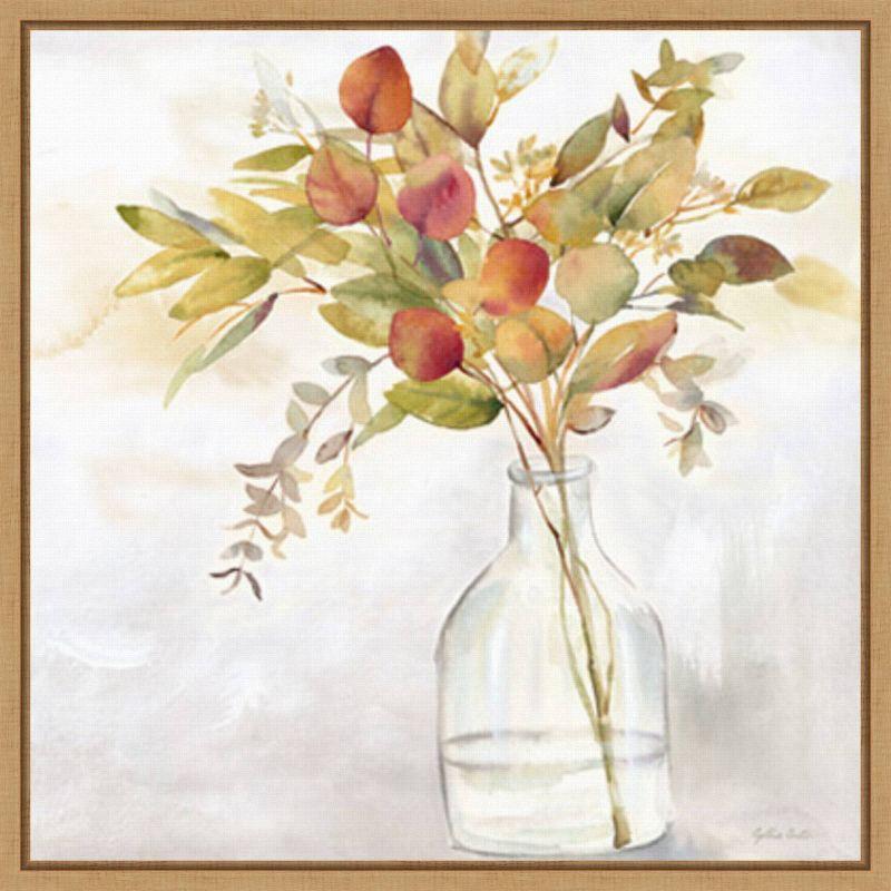 Amanti Art Eucalyptus Vase Fall I by Cynthia Coulter Framed Wall Art Print