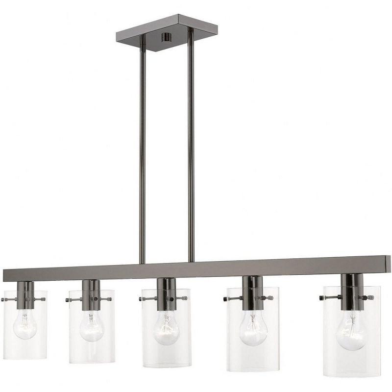 Livex Lighting Munich 5 - Light Chandelier in  Black Chrome