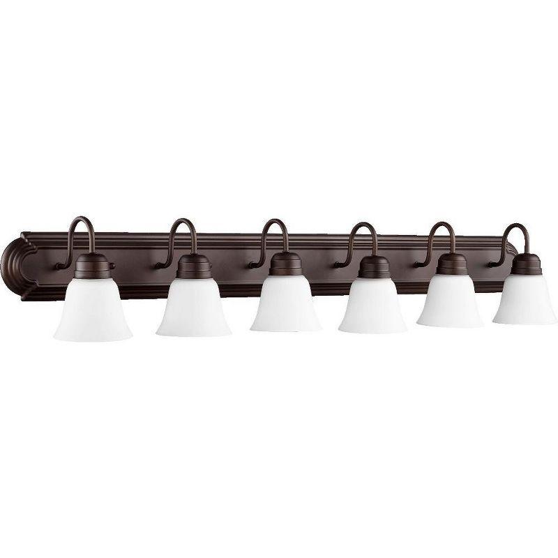 Quorum Lighting 6 - Light Vanity in  Oiled Bronze