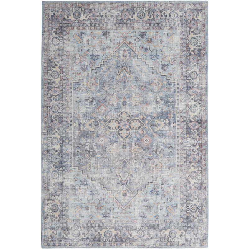 Nicole Curtis Machine Washable Series 1 Vintage Medallion Area Rug