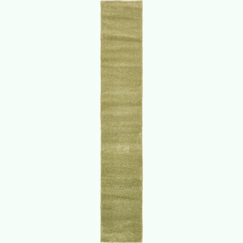 Unique Loom 2' 2 x 13' 0 Solo Calabasas Light Green Area Rug
