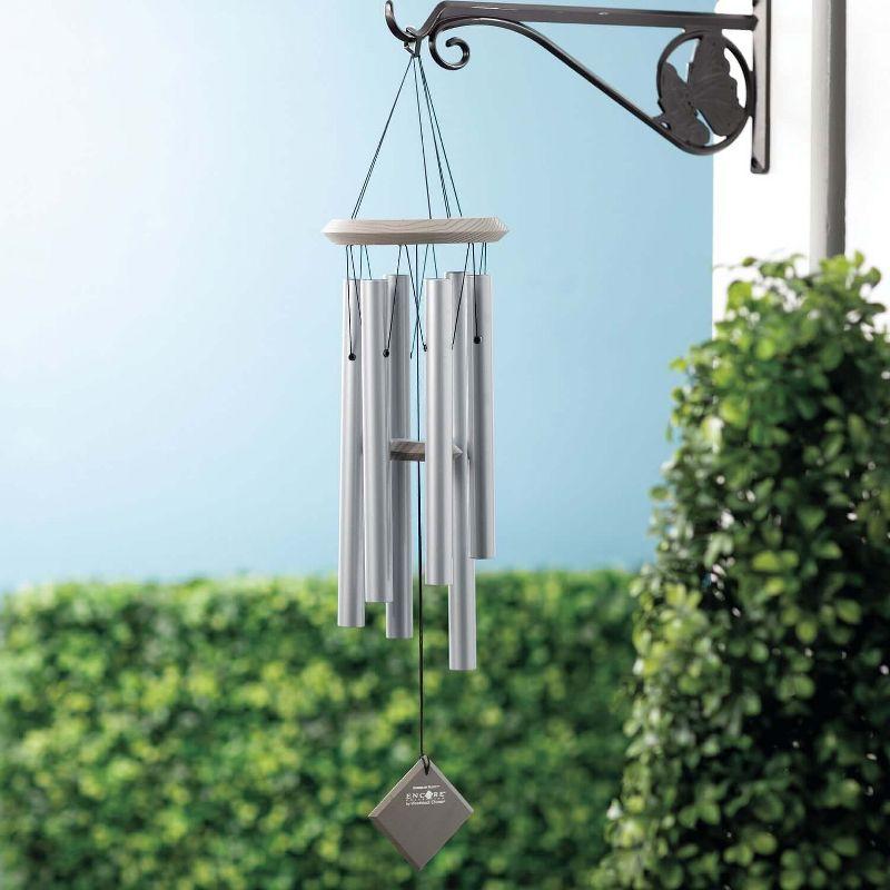 Encore Collection Harbor Gray Wind Chimes for Outdoor Patio