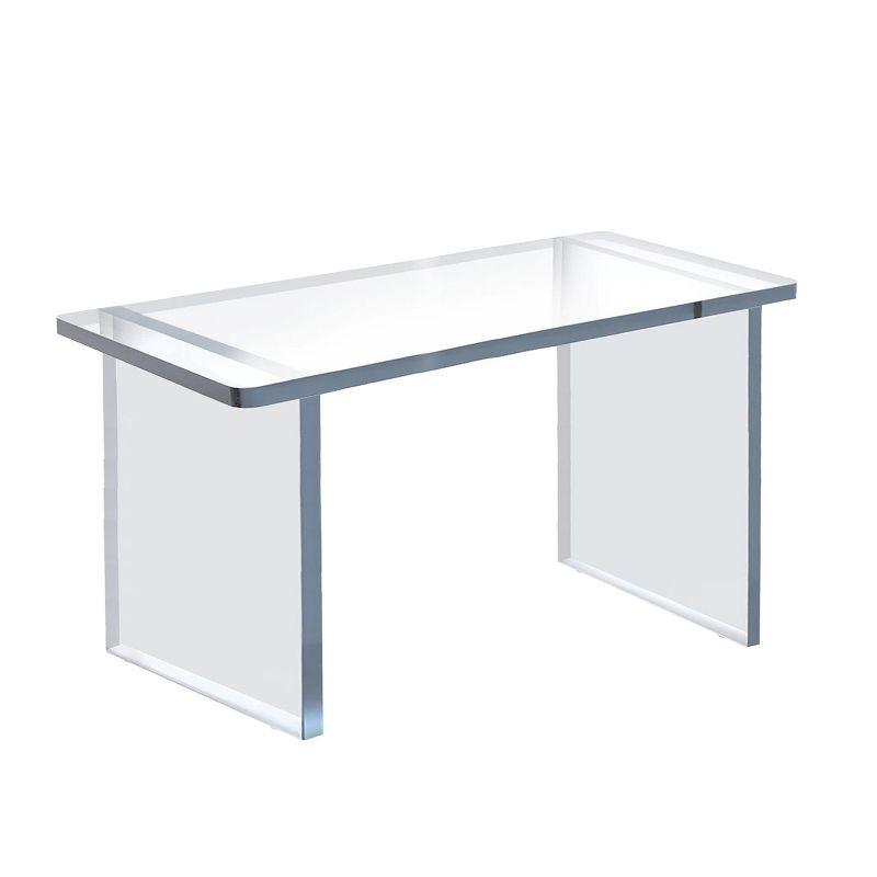 Azar Displays Clear Acrylic 22"W x 10"D x 12"H 1/2" Thick Deluxe Riser w/ Bumpers