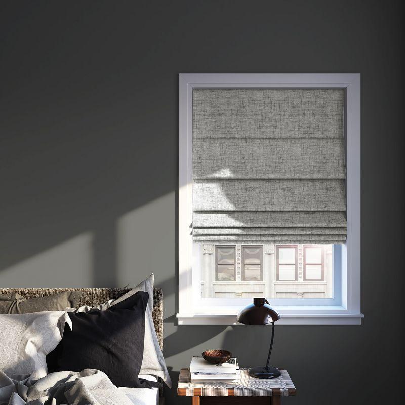 Sun Zero Thermal 100% Blackout Cordless Roman Shade