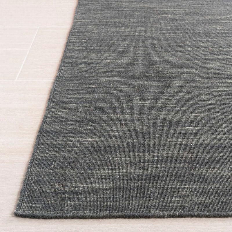 Kilim KLM850 Hand Loomed Accent Rug - Charcoal/Grey - 3'x5' - Safavieh