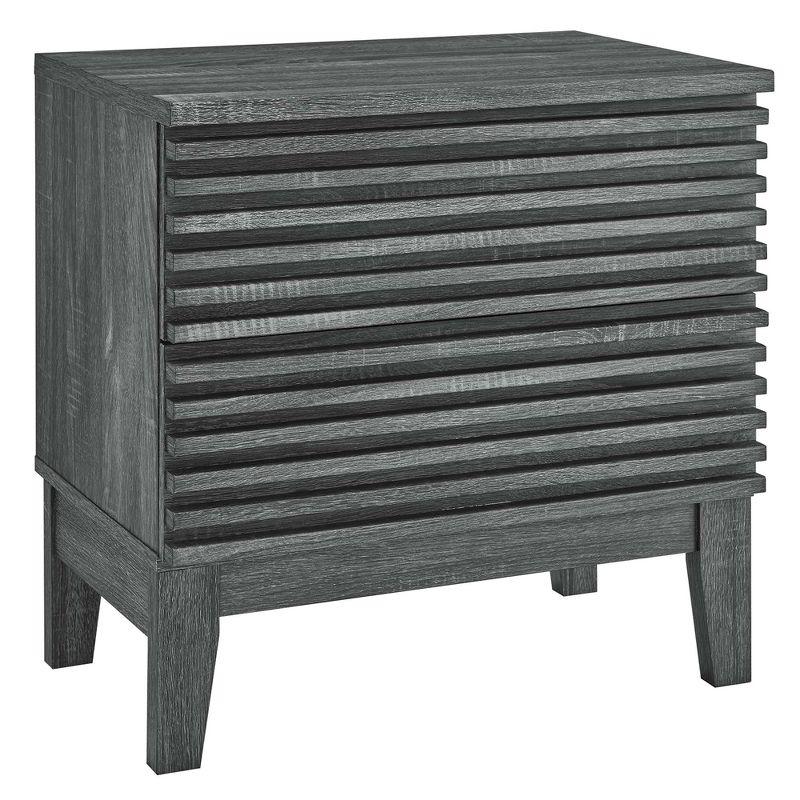 Modway Modway Render Two-Drawer Mid-Century Modern Nightstand