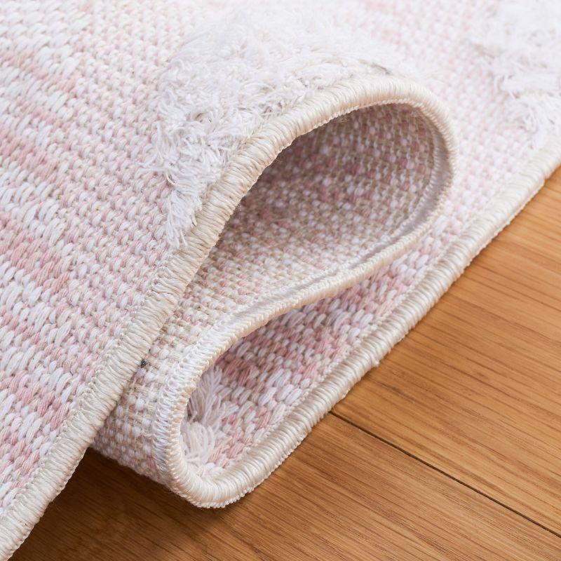 Augustine AGT730 Machine Made Indoor Area Rug - Pink/Ivory - 4'x6' - Safavieh