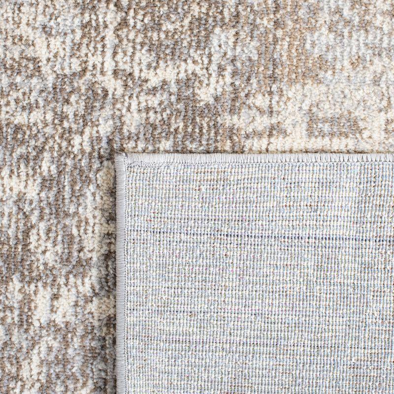 Madison MAD471 Power Loomed Indoor Runner Rug - Grey/Beige - 2'2"x16' - Safavieh