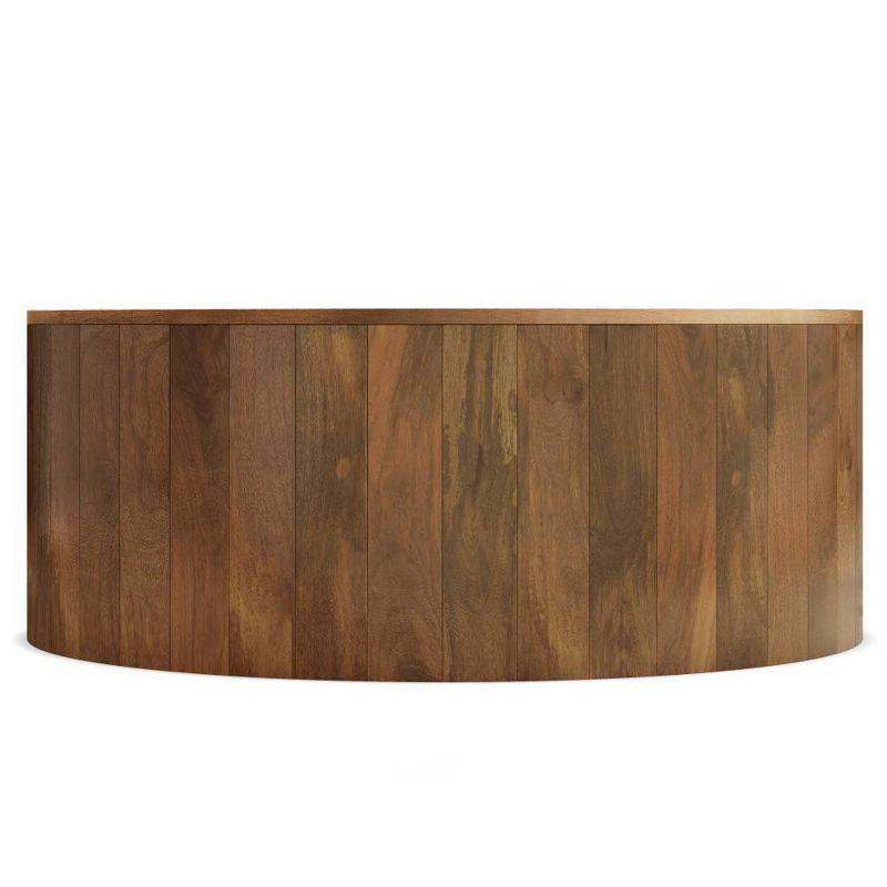 Vivenne Mango Wood Drum Coffee Table