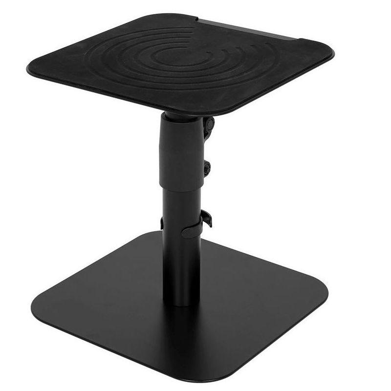 Monoprice Desktop Freestanding Speaker Stands Pair Adjustable with Cable Management, For Medium/Large Bookshelf Studio Monitor Speakers
