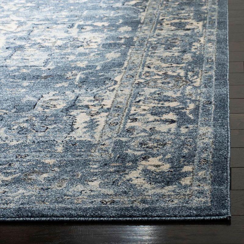 Charleston CHL411 Loomed Indoor Area Rug - Navy/Creme - 6'7"x6'7" - Safavieh