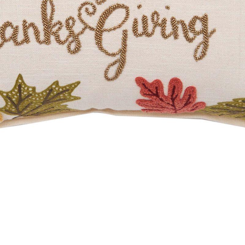 C&F Home Happy Thanksgiving Leaves Pillow