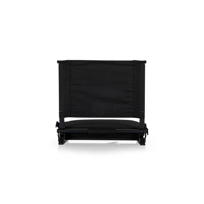 Picnic Time Gridiron Stadium Seat - Black