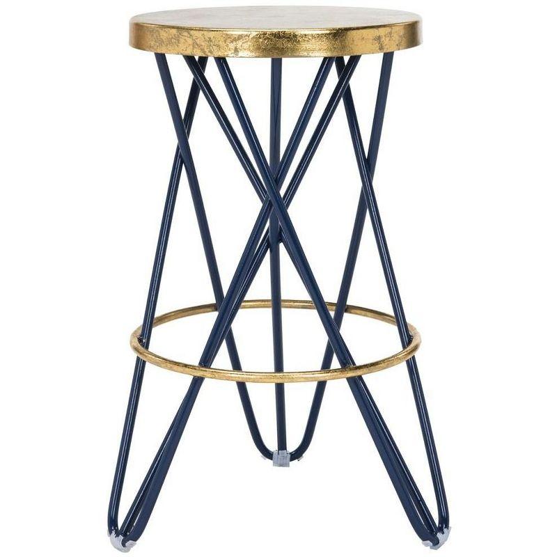 Lorna Gold Leaf Counter Stool  - Safavieh