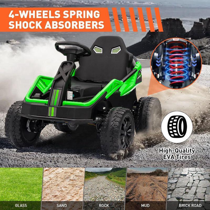 24V 4x4 Ride On Toy for Big Kids, 4x85W 6MPH Ride On UTV Car w/Parent Remote