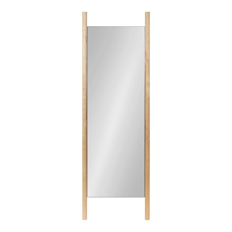 Scandinavian Full-Length Rectangular Frameless Leaner Mirror, 21x67, Natural