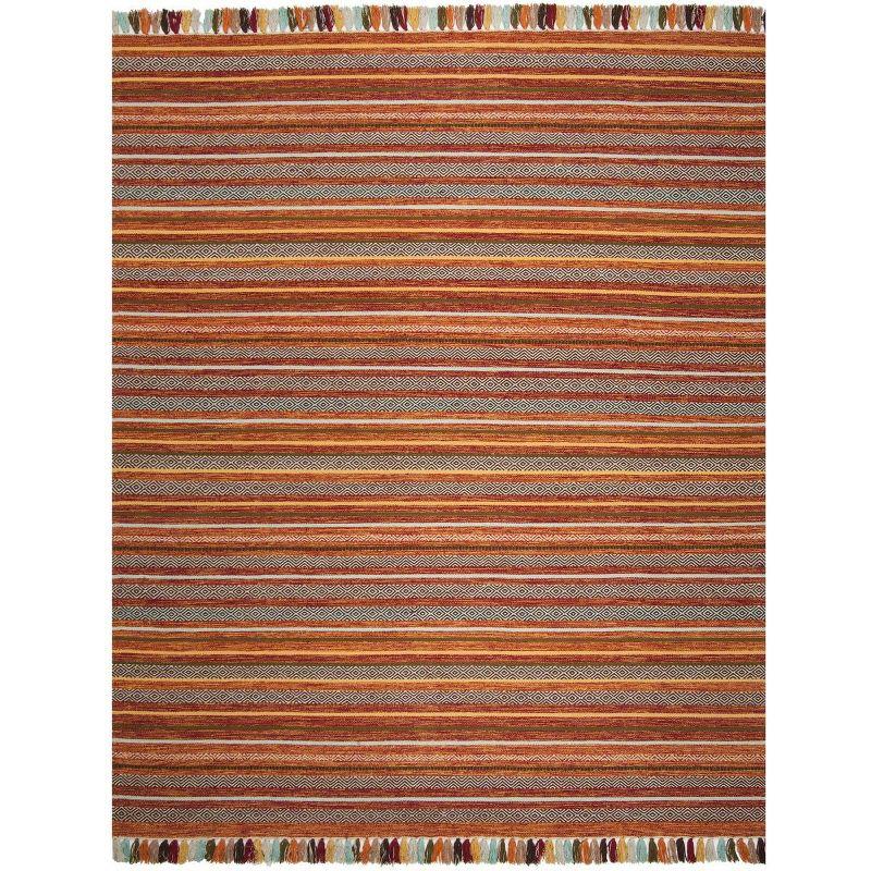 Montauk MTK901 Hand Woven Indoor Area Rug - Rust/Multi - 8'x10' - Safavieh.
