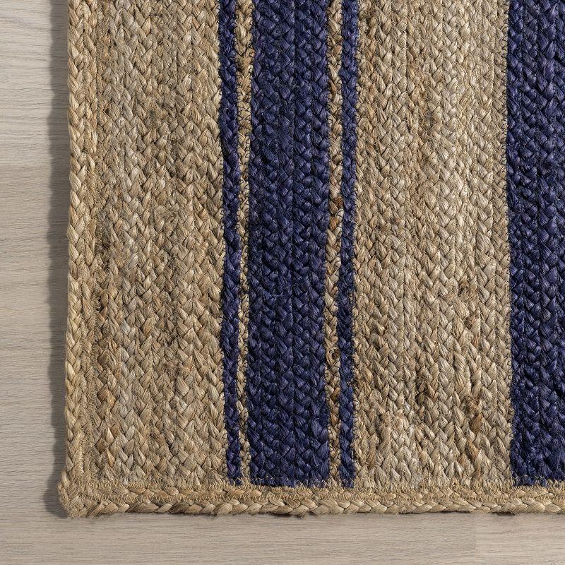 Lauren Liess x Rugs USA Calathea Striped Jute Area Rug