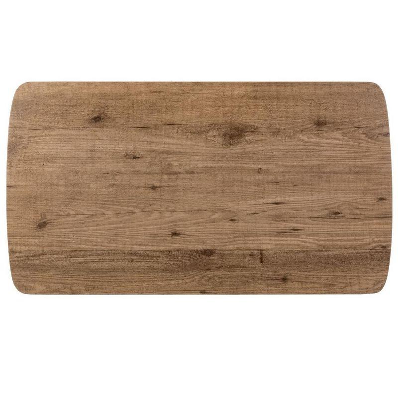 Rylee Rectangle Coffee Table - Taupe Brown/Black - Safavieh