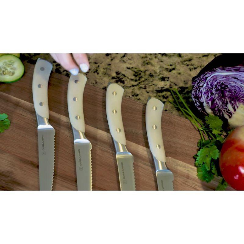 Dura Living Dura Living Elite 8 Piece Forged Stainless Steel Steak Knife Set (Set of 8)