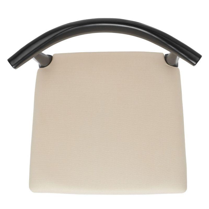 Lionel Retro Counter Stool - Black/Creme - Safavieh