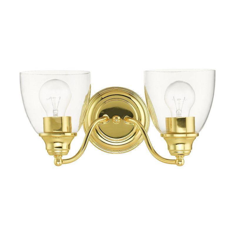 Livex Lighting Montgomery 2 - Light Vanity in  Polished Brass