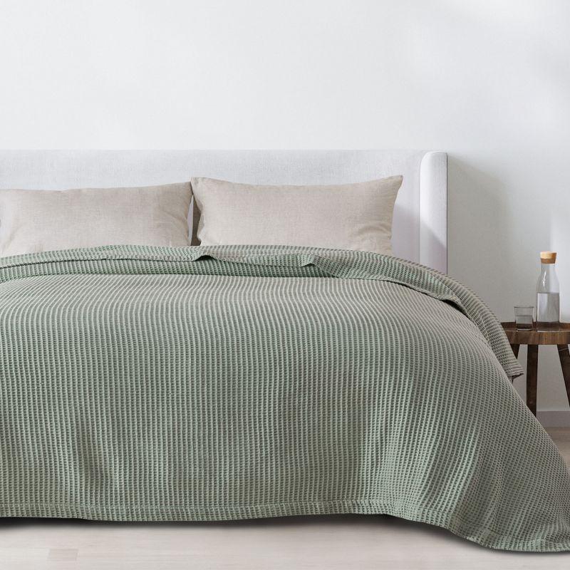 100% Cotton Waffle Weave Blanket