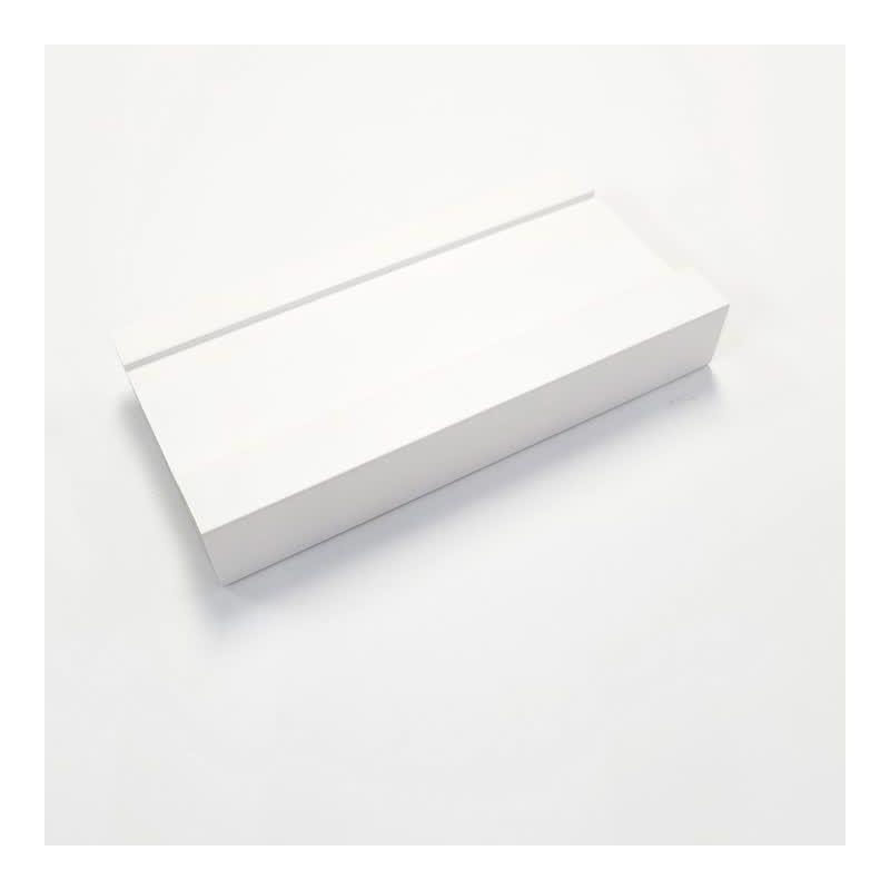 Amanti Art Craftsman White Wood Picture Frame Opening Size 18x24 in.