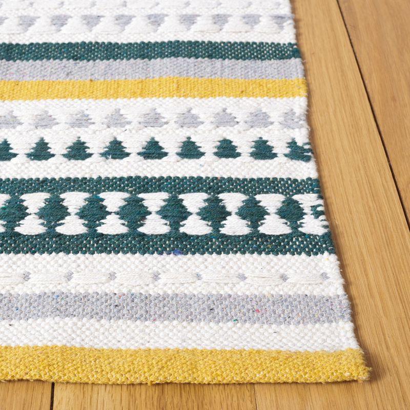 Montauk MTK451 Hand Woven Area Rug - Yellow/Ivory - 6'x6' - Safavieh.
