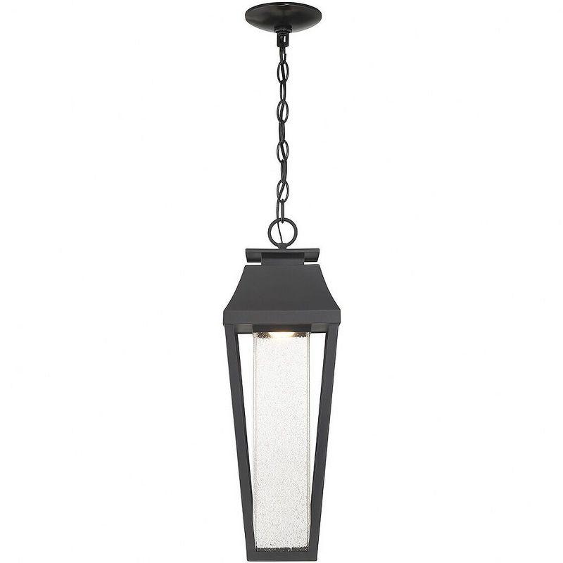 Brookline LED Outdoor Dark Sky Hanging Lantern in Matte Black