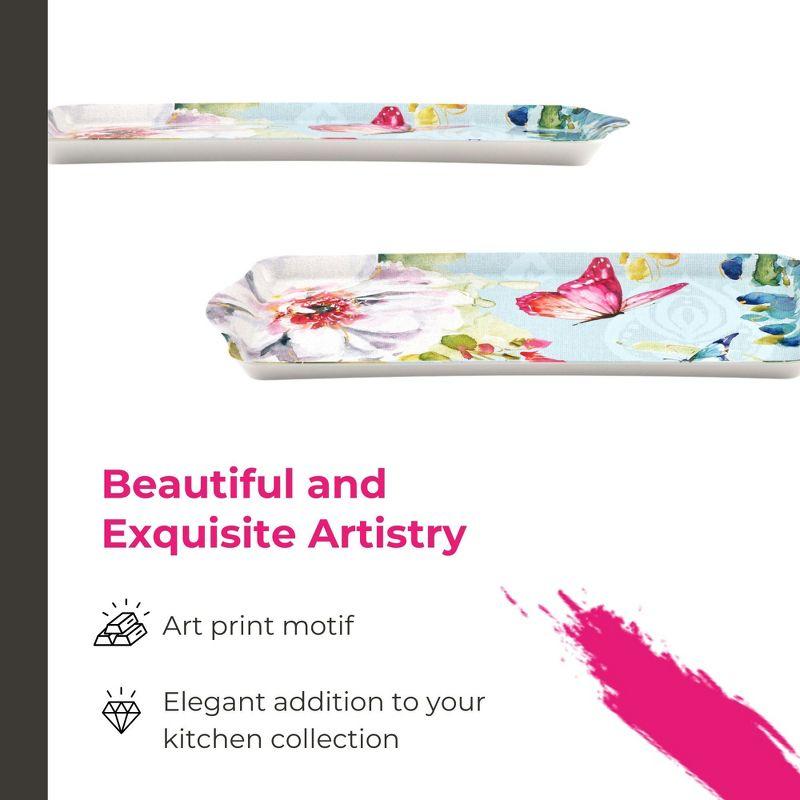 Pimpernel Pimpernel Colorful Breeze Melamine Sandwich Tray 15.1 X6.5"