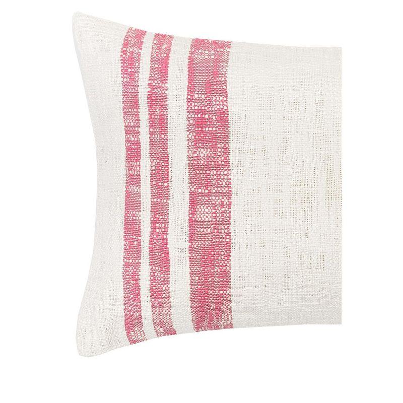 carol & frank 14" x 22" Morgan Hibiscus Woven Luxury Premium Spring & Summer Rectangle Accent Throw Pillow