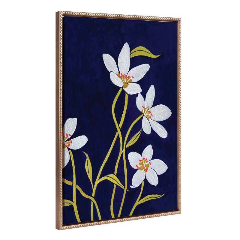 Spring Beauties Gold Framed Canvas Print, 23" x 33"