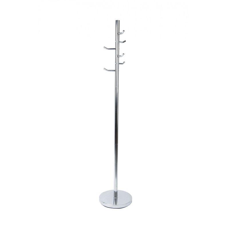 Mind Reader Coat Rack , Hall Tree, Freestanding , Coat Tree, Hat, Jacket, Purse, Metal, 11.75"L x 11.75"W x 67.25"H