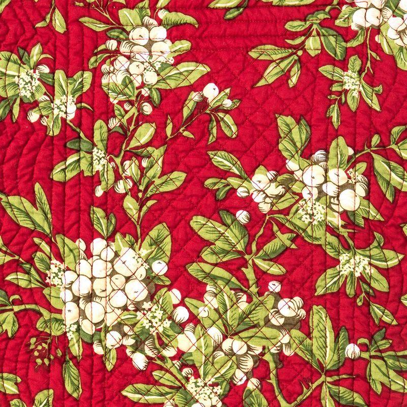C&F Home 14" x 51" Mistletoe Leave Table Runner