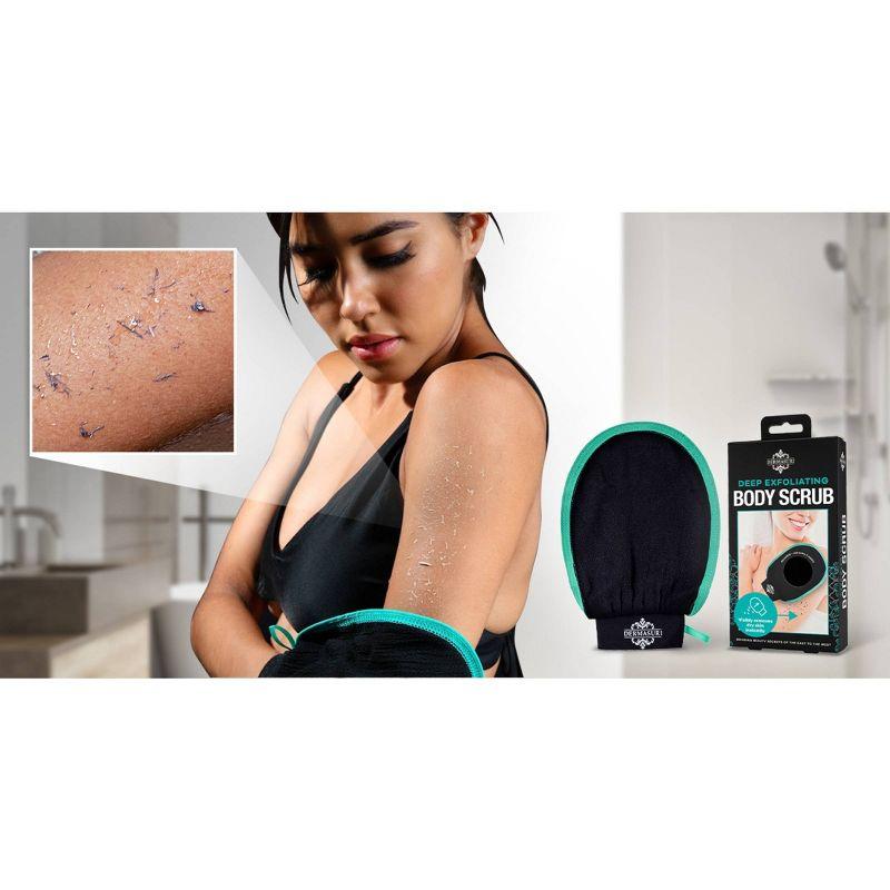 Dermasuri Exfoliating Body Scrub Glove Scrubber - 1ct