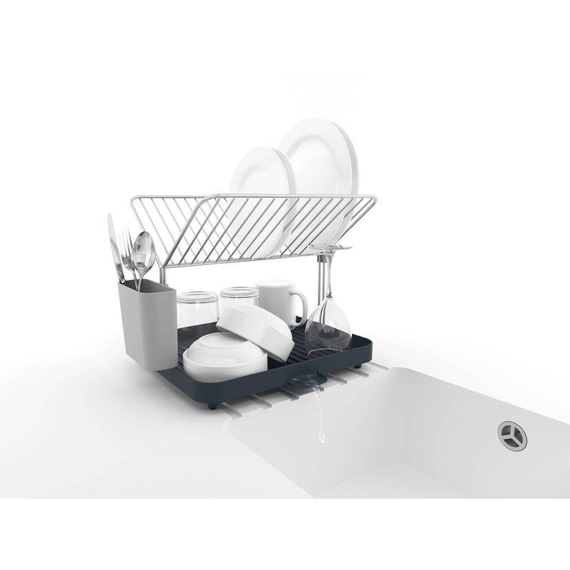 Joseph Joseph Y-rack 2-tier Dish Drainer - Gray