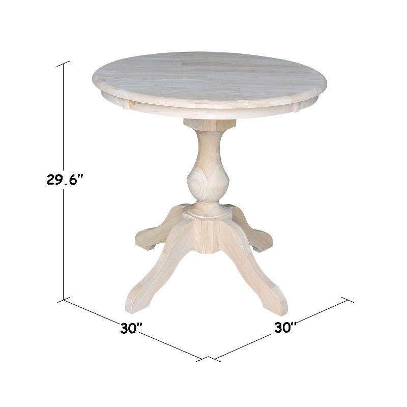 International Concepts 30" Round Top Pedestal Table - 28.9"H